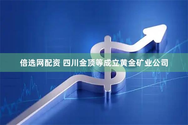 倍选网配资 四川金顶等成立黄金矿业公司